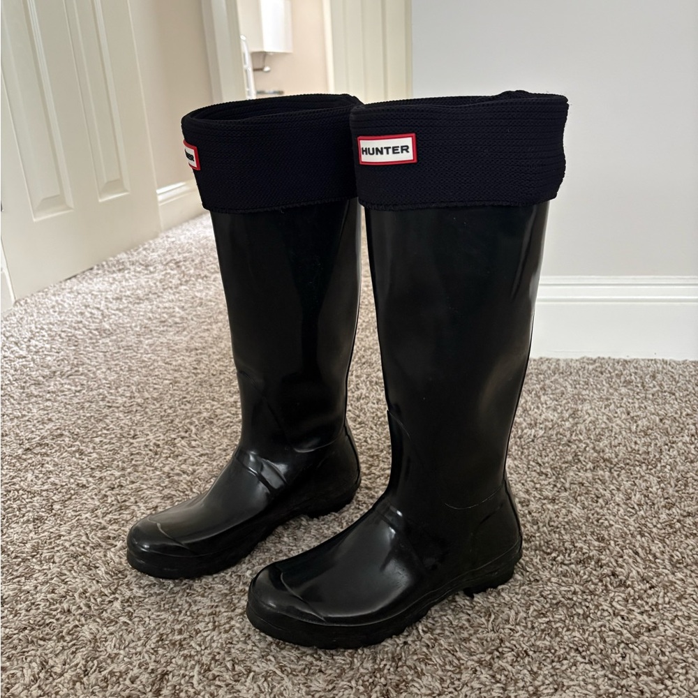 Hunter Black Women's Winter & Rain Boots